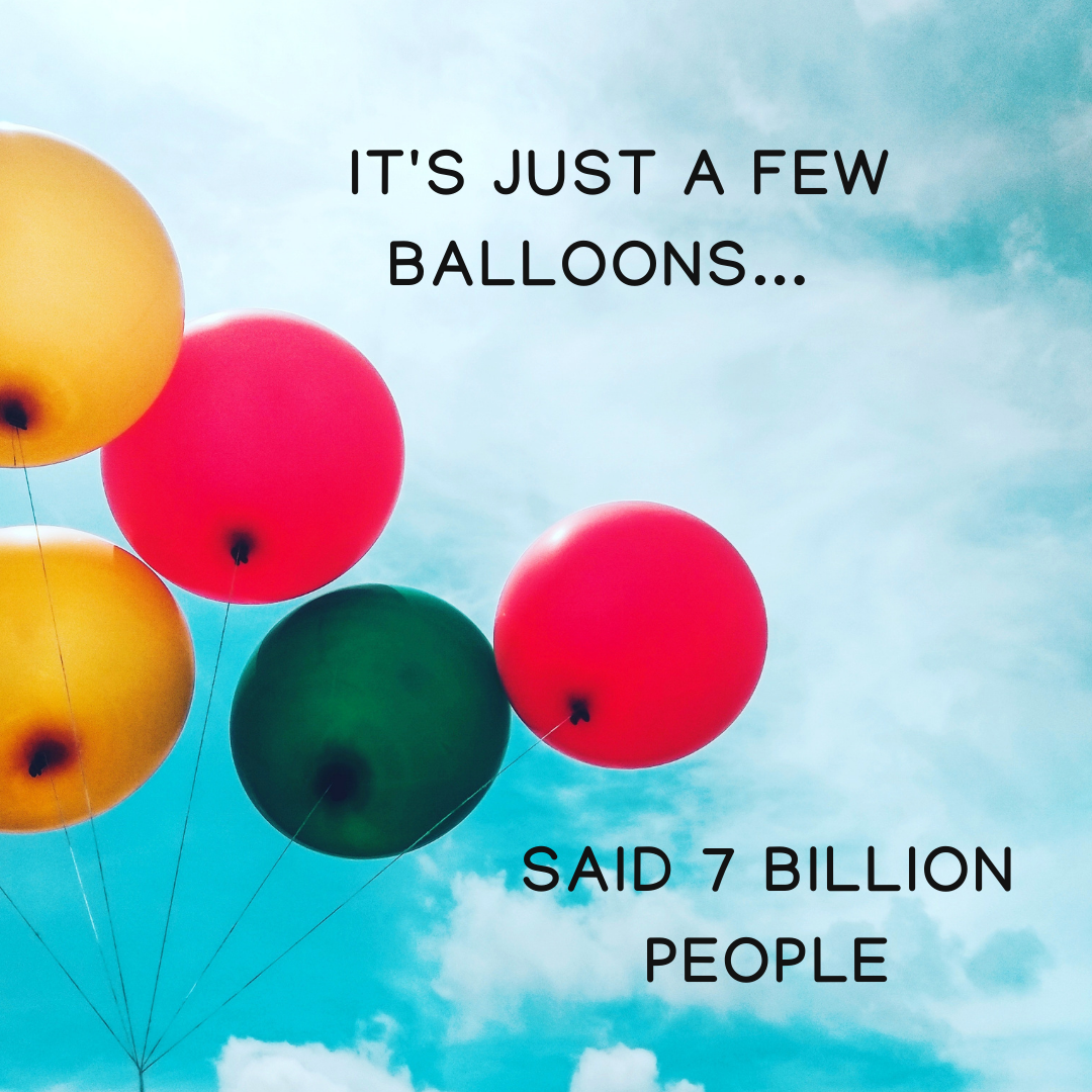 Let's rethink party balloons
