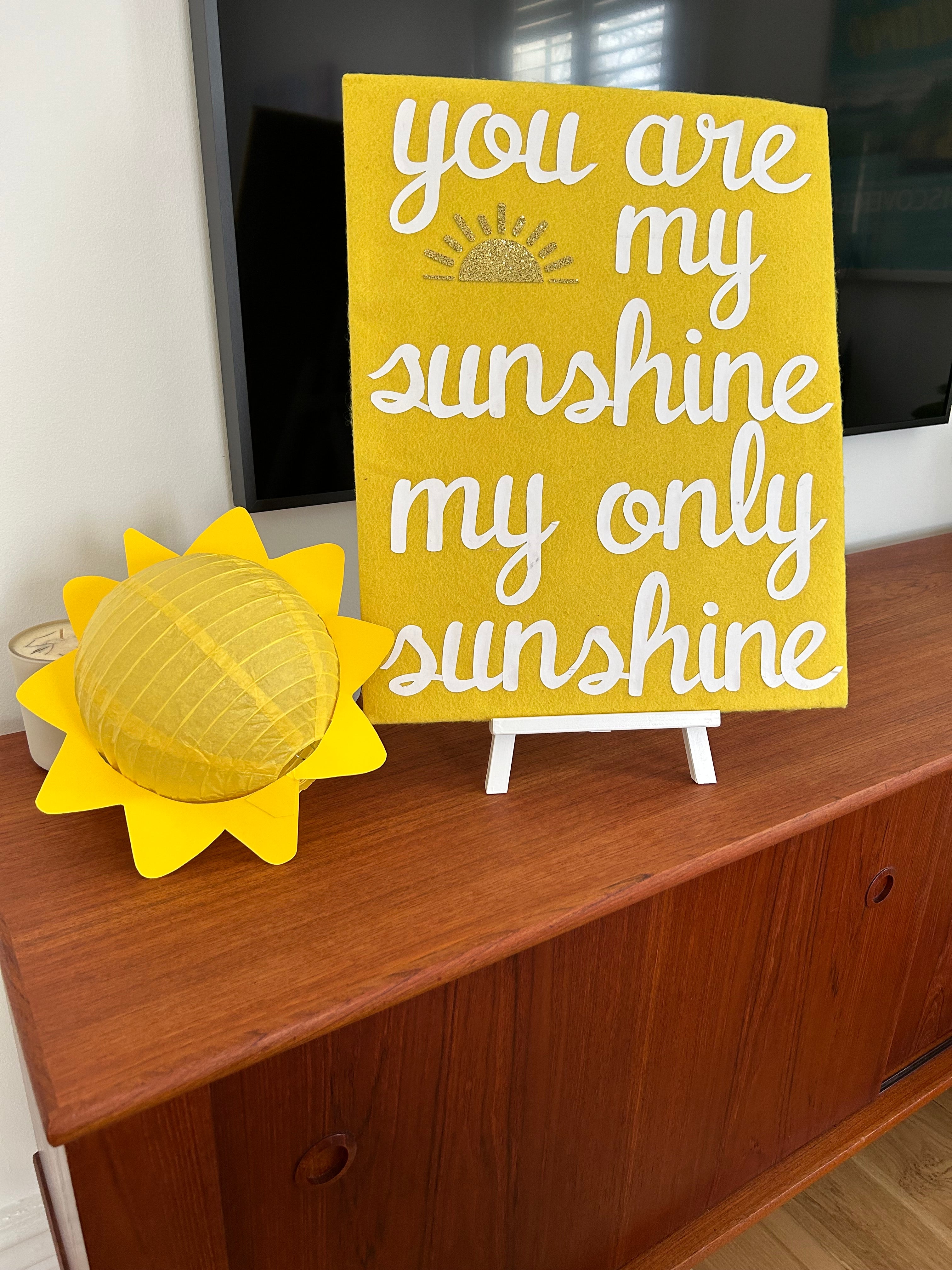 You are my sunshine party theme