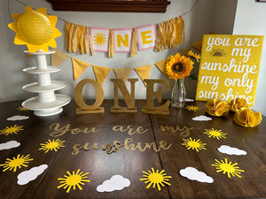You are my sunshine party theme